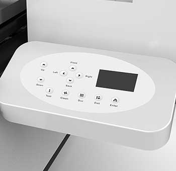 The control panel NOCAI has various functions and the display is simple and easy to understand.