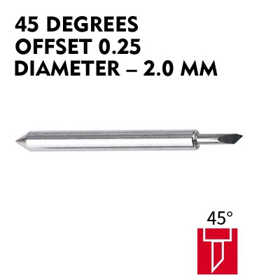 Blade for ROLAND cutting plotter 45° offset 0.25