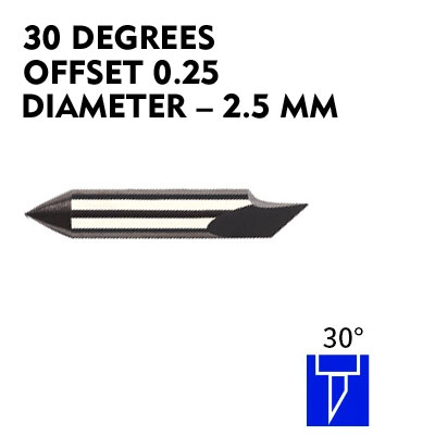 Blade for LOLINE cutting plotter 30° offset 0.25